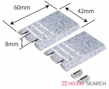 (HO) UNITRACK ジョイント道床 (2個入り) (鉄道模型) 商品画像2