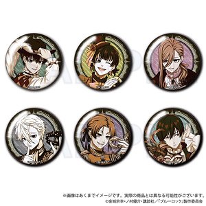 Blue Lock Trading Hologram Can Badge Masquerade Ver. (Set of 6) (Anime Toy)