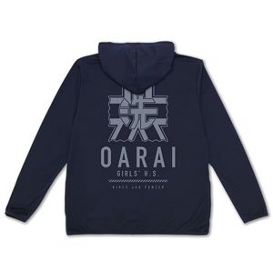 ガールズ＆パンツァー 最終章 大洗女子学園 薄手ドライパーカー Ver.2.0 NAVY XL (キャラクターグッズ)