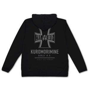 ガールズ＆パンツァー 最終章 黒森峰女学園 薄手ドライパーカー Ver.2.0 BLACK M (キャラクターグッズ)