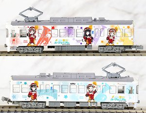 The Railway Collection Keihan Otsu Line Type 700 [Sound! Euphonium] Wrapping Train 2023 Two Car Set (2-Car Set) (Model Train)