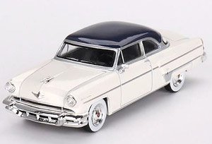 Lincoln Capri 1954 Arctic White / Atlantic Blue (LHD) (Diecast Car)