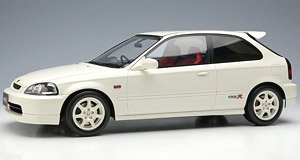 Honda Civic TYPE R (EK9) 1997 Championship White (Diecast Car)