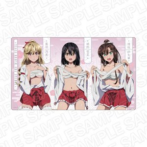 Strike the Blood Final Rubber Desk Mat Miko Costume Ver. (Anime Toy)