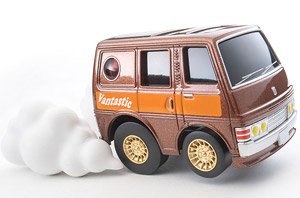 ChoroQ Q`s QS-12a Nissan Caravan (1st Gen) Custom (Brown) (Choro-Q)