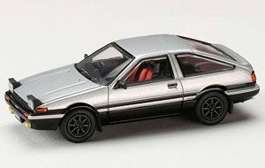 トヨタ スプリンター トレノ GT APEX (AE86) JDM Style シルバー/ブラック (ミニカー)