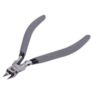 Super Thin Blade Nipper Single-edge Gray & Black for Left Hand (Hobby Tool)