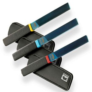 Extra Fine File / Flat / Single File / Medium Grain / Fine Grain / Dead Smooth Cut / Metal File (Set of 3) (Wide) (Hobby Tool)