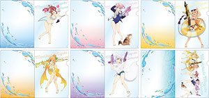 TV Animation [The Demon Girl Next Door 2-Chome] [Especially Illustrated] Clear File Set [Playing in Water Ver.] (Anime Toy)