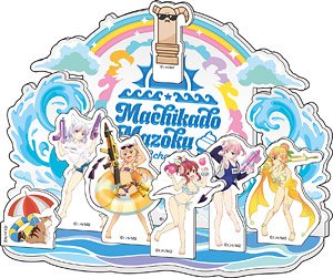 TV Animation [The Demon Girl Next Door 2-Chome] [Especially Illustrated] Acrylic Diorama [Playing in Water Ver.] (Anime Toy)