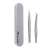 Extremely Knurled Precision Stainless Steel Tweezers Straight Tip, (Set of 2) w/Case (Hobby Tool) Item picture2