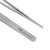 Extremely Knurled Precision Stainless Steel Tweezers Straight Tip, (Set of 2) w/Case (Hobby Tool) Item picture7