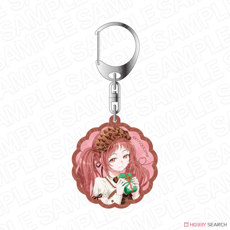 TV Animation [The Girl I Like Forgot Her Glasses] Acrylic Key Ring Ai Mie Valentine Maid Ver. (Anime Toy) Item picture1
