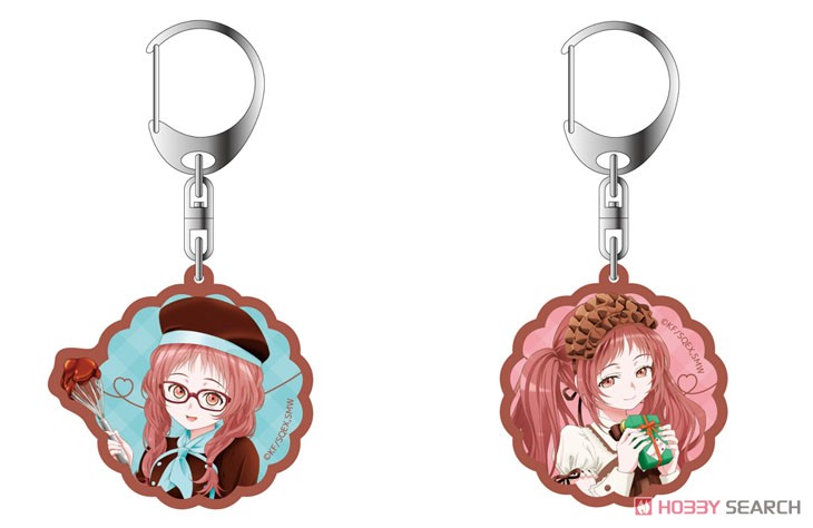 TV Animation [The Girl I Like Forgot Her Glasses] Acrylic Key Ring Ai Mie Valentine Maid Ver. (Anime Toy) Other picture1