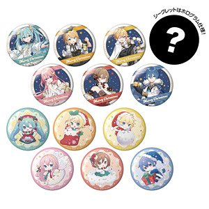 Hatsune Miku Xmas Shop 2023 Trading Can Badge (Set of 13) (Anime Toy)