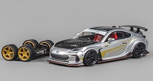 Subaru BRZ Varis ARISING-1 Silver (Diecast Car)