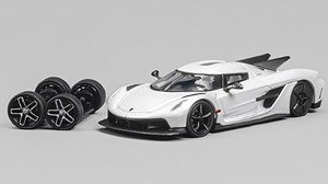 Koenigsegg ジェスコ ・アブソリュート ホワイト (ミニカー)