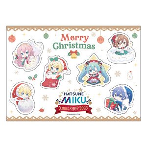 Hatsune Miku Xmas Shop 2023 Sticker Sheet (Anime Toy)