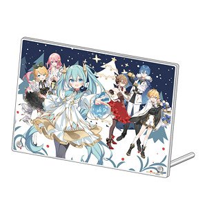 Hatsune Miku Xmas Shop 2023 Acrylic Art Stand (Anime Toy)