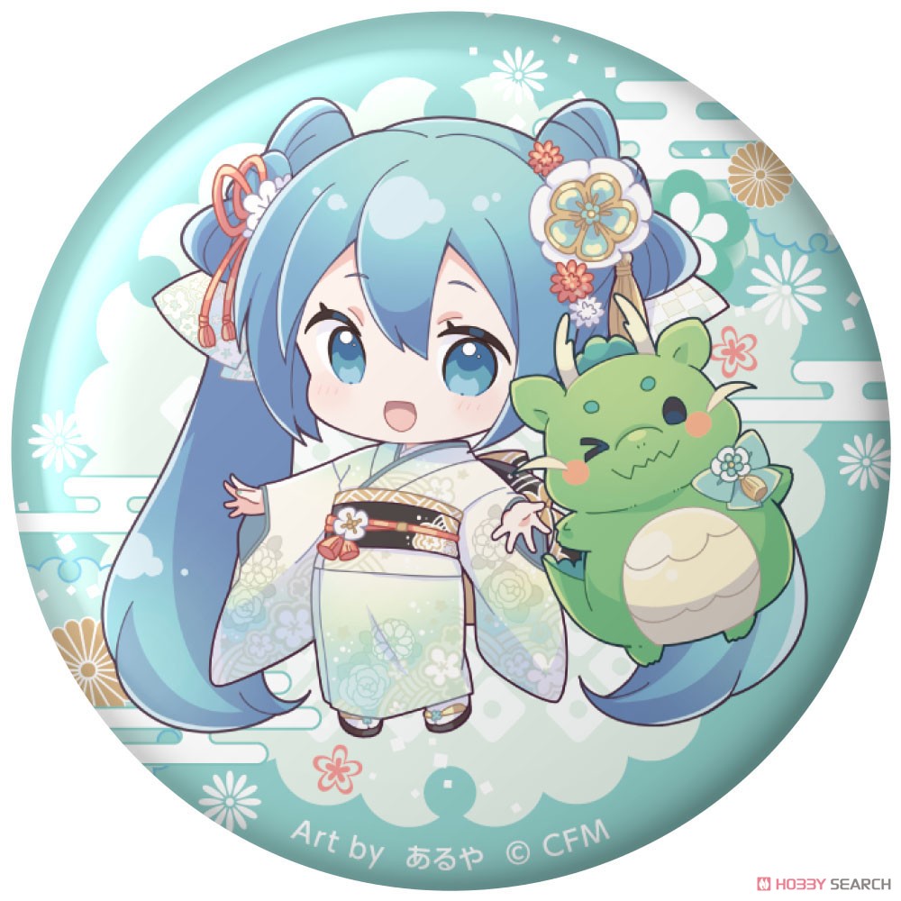 Hatsune Miku New Year SHOP 2024 Trading Can Badge (Set of 13) (Anime Toy) Item picture8