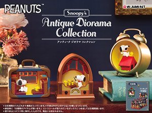 ESnoopy Antique Diorama Collection (Set of 6) (Anime Toy)
