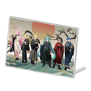 Hatsune Miku New Year Shop 2024 Acrylic Art Stand (Anime Toy)