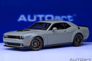 ダッジ チャレンジャー R/T スキャットパック ワイドボディ 2022 (SMOKE SHOW / グレー) (ミニカー)