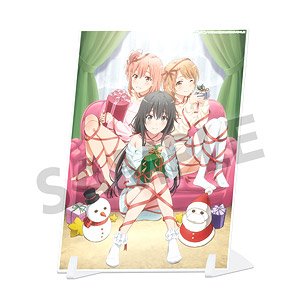 やはり俺の青春ラブコメはまちがっている。完 ビジュアルアクリルプレート 雪乃＆結衣＆いろは クリスマス ver. (キャラクターグッズ)