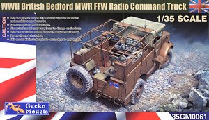 WWII British Bedford MWR FFW Radio Command Truck (Plastic model)