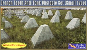 Dragon Teeth Anti-Tank Obstacle set (Small Type) (Plastic model)