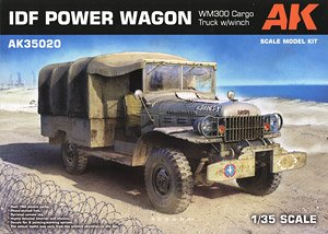IDF Power Wagon WM300 Cargo Truck w/Winch (Plastic model)