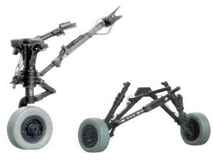 F-16 Landing Gear Upgrade Set (for Tamiya) (Plastic model)