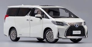 Lexus LM300h Pearl White ※左ハンドル (ミニカー)