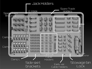 Tiger I Detail Set (Plastic model)