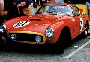 Ferrari 250 SWB 24H Le Mans 1960 Car N. 21 Beurlys-Bianchi (ケース付) (ミニカー)