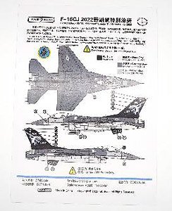 F-16CJ Wild Weasel 2022 Special tail scheme for the 2022 Pacific Demo Team (Plastic model)