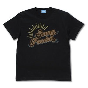 ラブライブ！スーパースター!! Sunny Passion ネオンサインロゴ Tシャツ BLACK L (キャラクターグッズ)