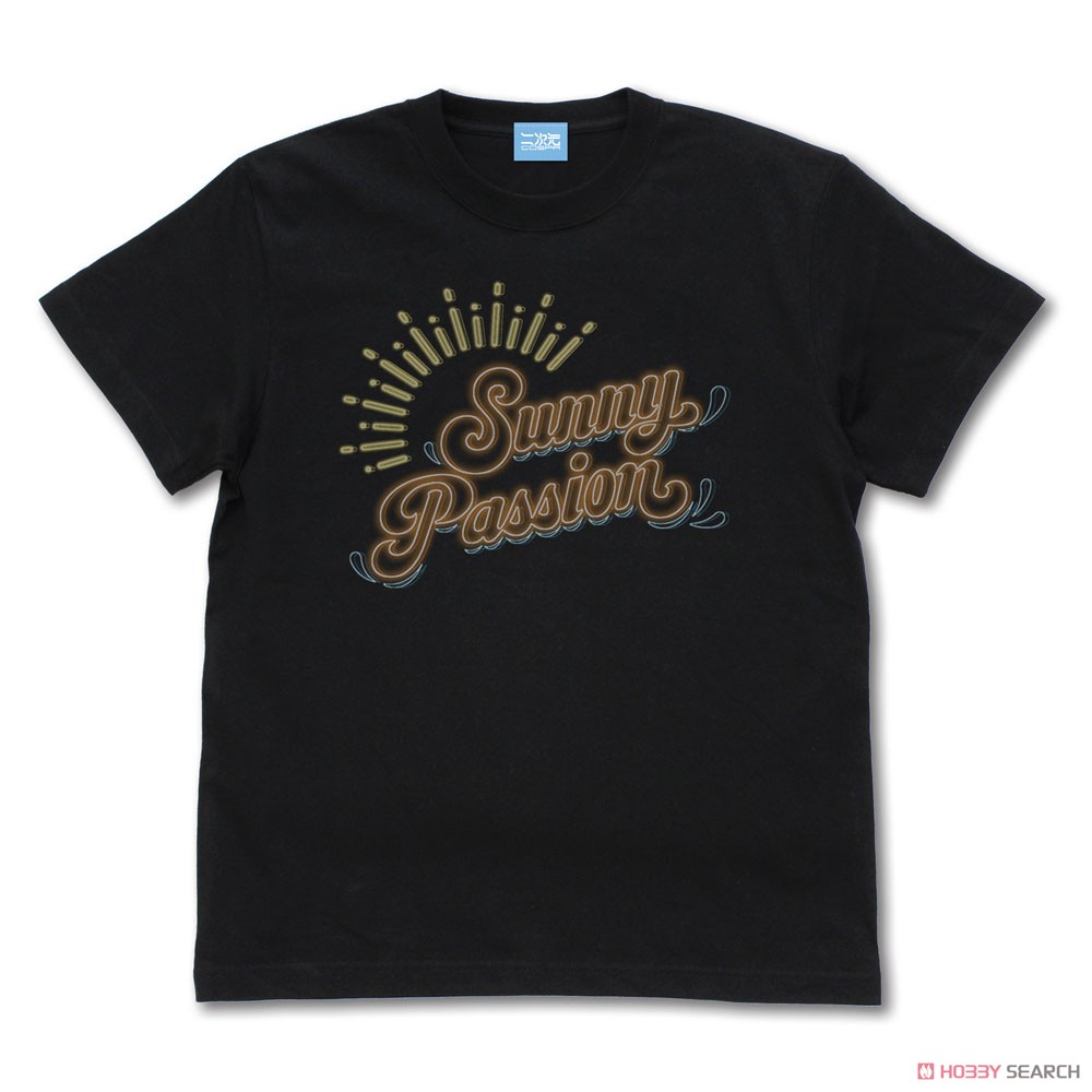 ラブライブ！スーパースター!! Sunny Passion ネオンサインロゴ Tシャツ BLACK L (キャラクターグッズ) 商品画像1