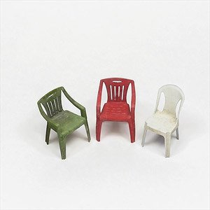 Resin Chairs (Plastic model)