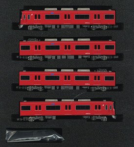 Meitetsu Series 3700 (2nd Edition) Additional Four Car Formation Set (without Motor) (Add-on 4-Car Set) (Pre-colored Completed) (Model Train)