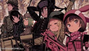 Bushiroad Rubber Mat Collection V2 Vol.1173 Dengeki Bunko Sword Art Online Alternative Gun Gale Online [Force Squad Jam] (Card Supplies)