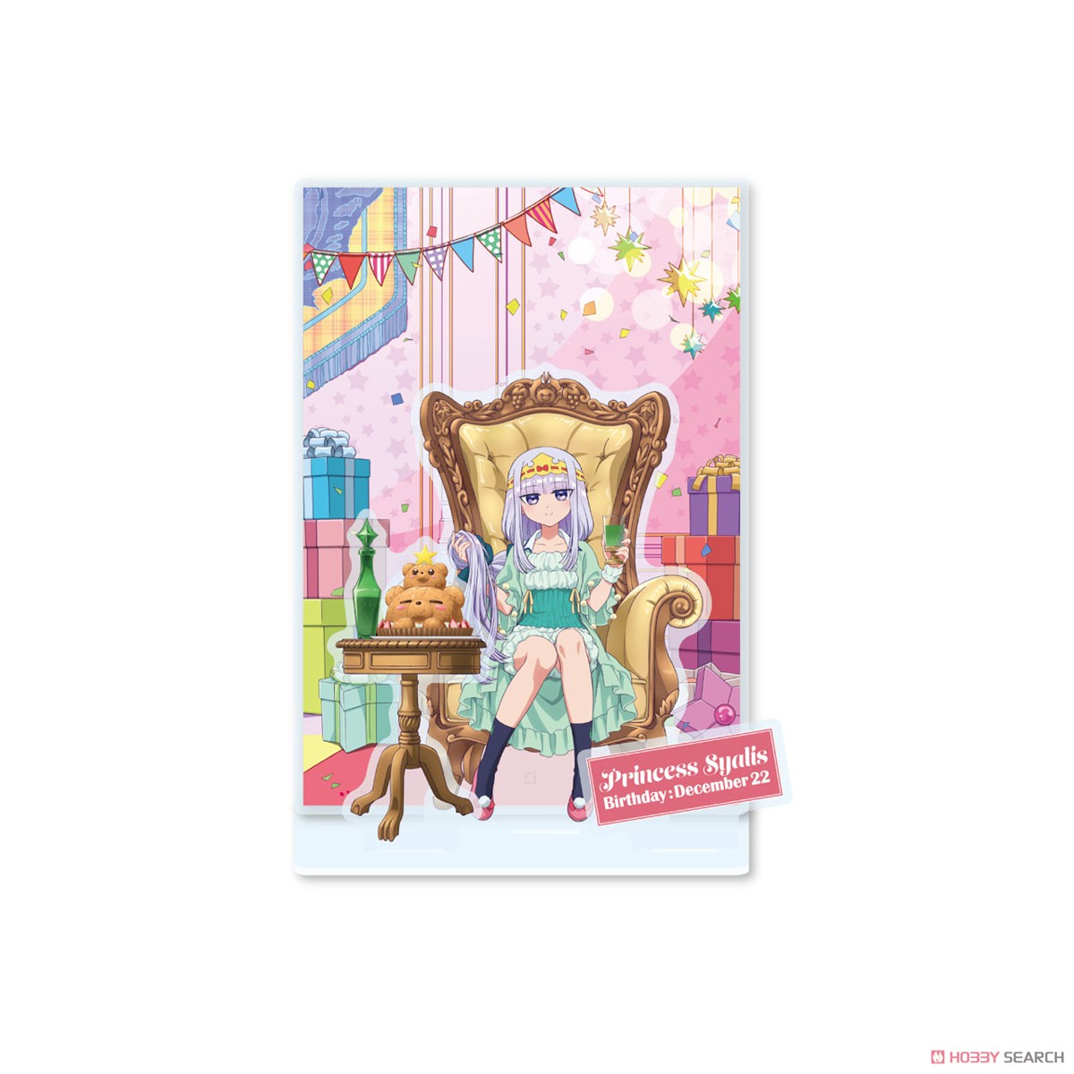 Happy Birthday at the Demon Castle 202212 Princess Syalis Acrylic Birthday Pedestal (Anime Toy) Other picture1