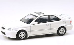 Honda Civic EM1 1999 Taffeta White VTI-R RHD (Diecast Car)