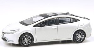 Toyota Prius 2023 Wind Chill White LHD (Diecast Car)