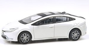 Toyota Prius 2023 Wind Chill White RHD (Diecast Car)