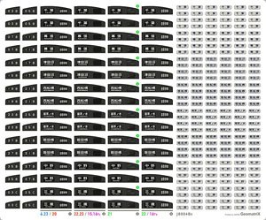 [J.N.R. and J.R. /N] Rollsign Sticker for Series 205 Chuo, Sobu Line [for Tomytec] (Film Sticker) (Model Train)