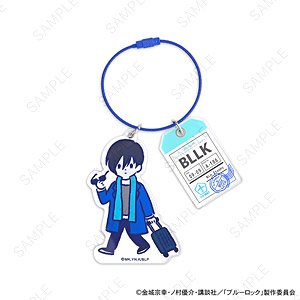 Blue Lock Bee`s Knees Acrylic Key Ring (Rin Itoshi) (Anime Toy)