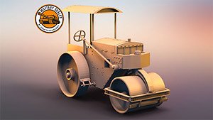 CAPTURED JAPANESE STEAMROLLER ON GUADALCANAL IN AUGUST 1942 (Plastic model)