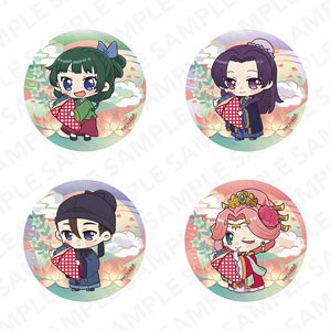 「薬屋のひとりごと」キラキラ缶バッジ (4個セット) (キャラクターグッズ)