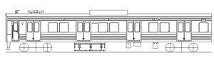1/80(HO) Bureau of Transportation Tokyo Type 10-000 8th Edition Standard Four Car Set (TC1 + M1 + M2 + TC2) (4-Car Unassembled Kit) (Model Train)